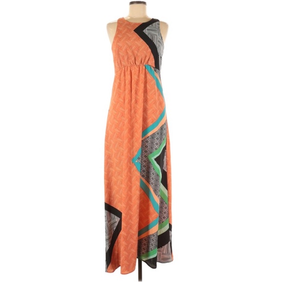 Bar III graphic maxi dress. Size small - Picture 1 of 3